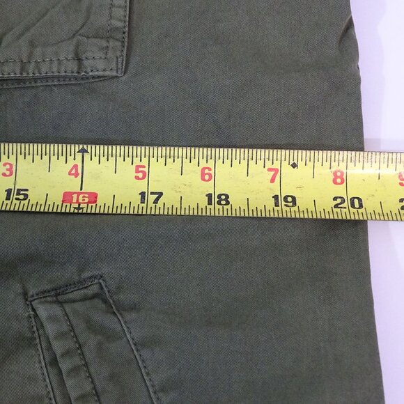 Indigo Star Military Field Jacket Olive Green Men Size S Button Up Patch Pockets - Picture 13 of 15